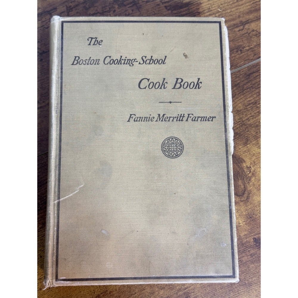 Fannie Farmer Boston Cooking School Cook Book 1923 + 1924 Davis Baking Chart
